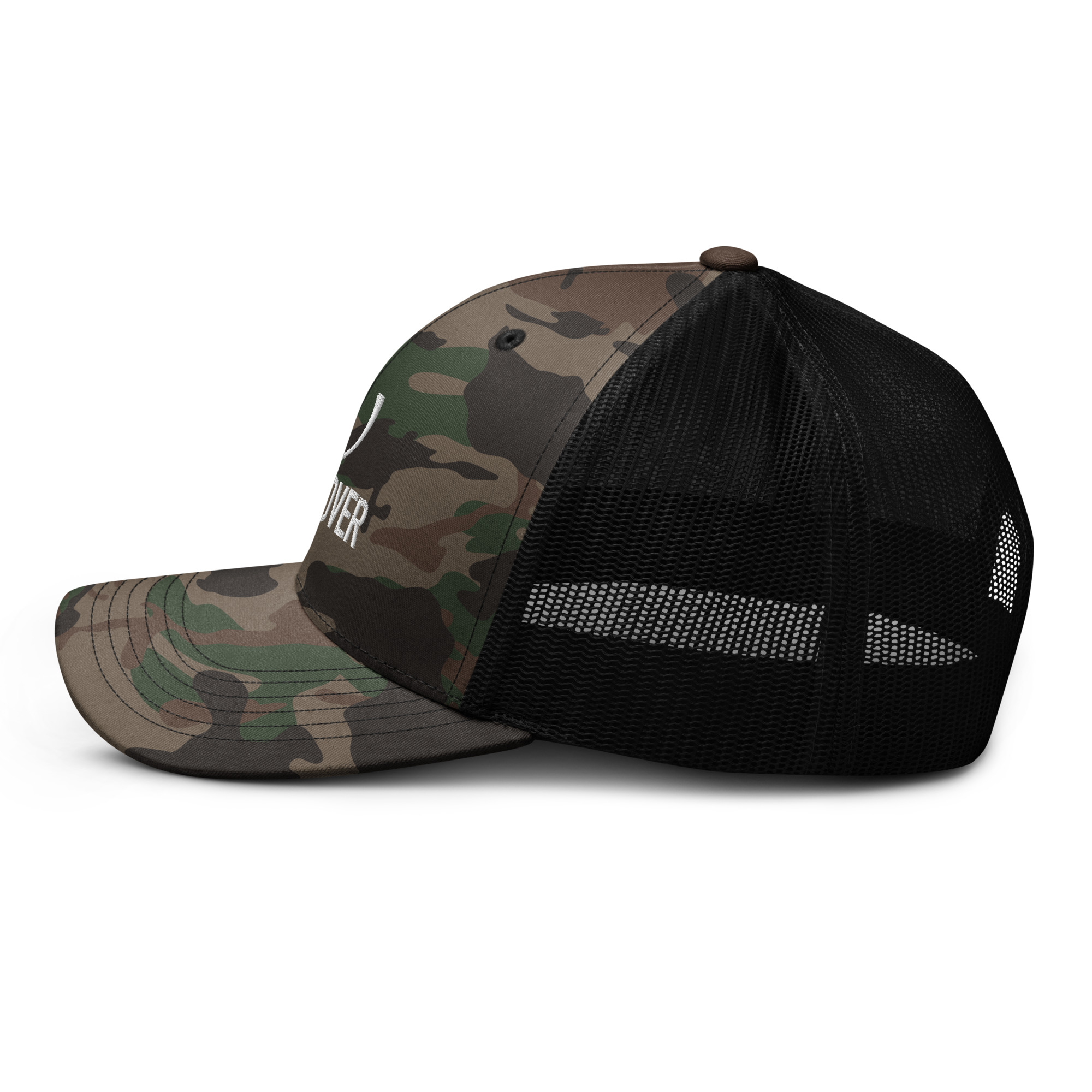 AJ Logo Camouflage trucker hat - Image 3