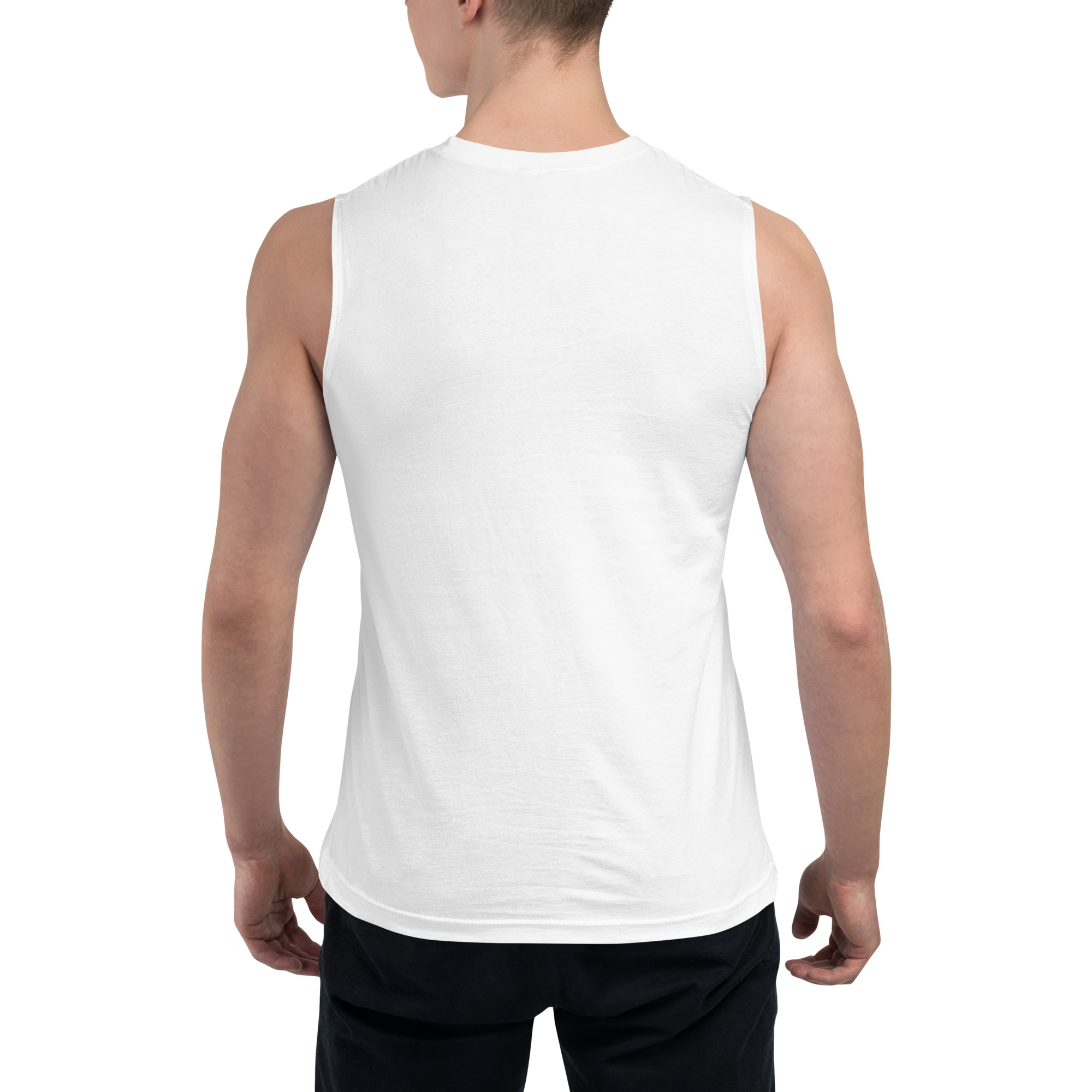 NMBD White Muscle Shirt - Image 2